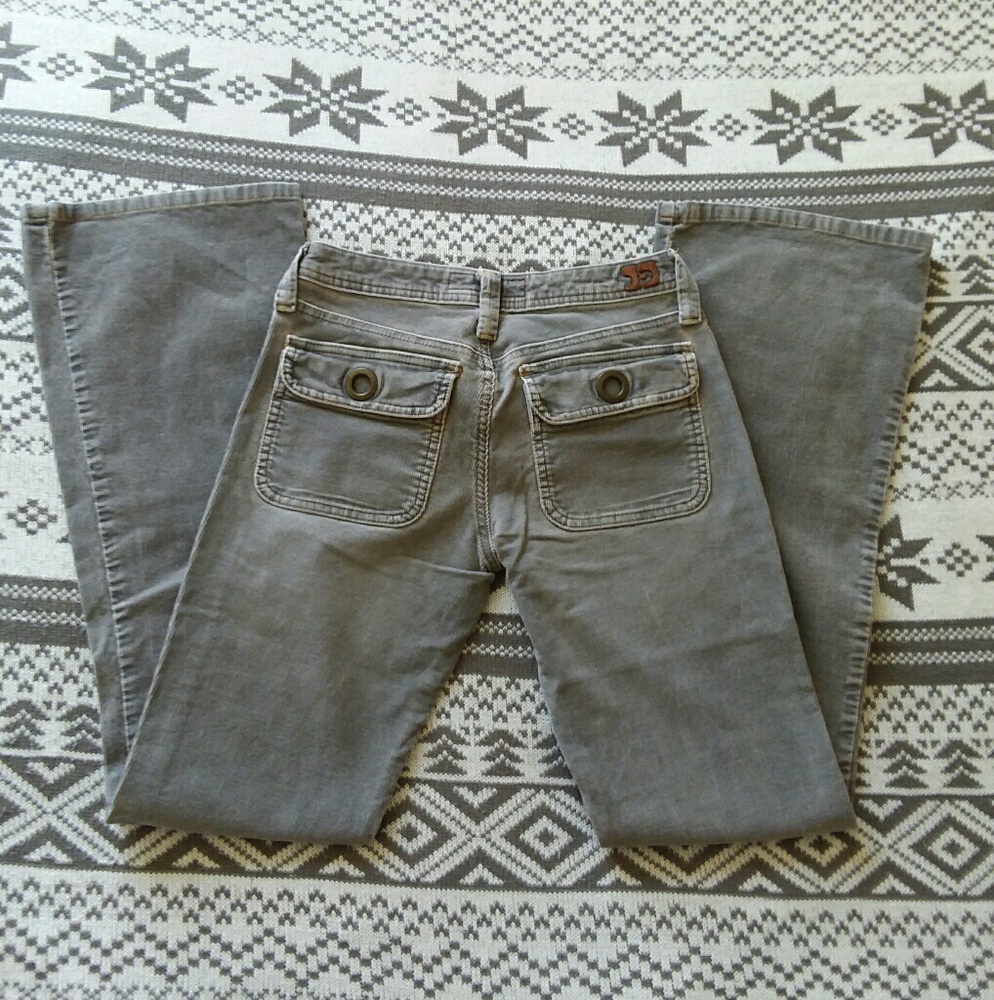 Joe's Jeans Grommet Charcoal Cords 24